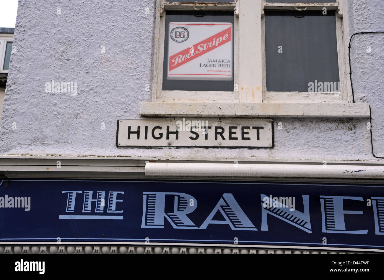 La High Street in Kemp Town Brighton Regno Unito Foto Stock