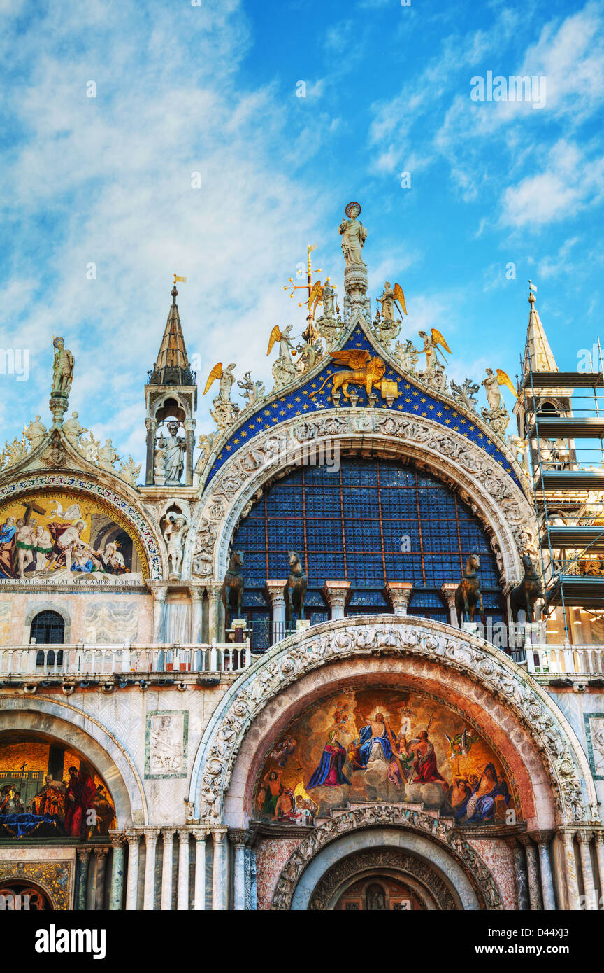 In prossimità della cattedrale di San Marco a Venezia, Italia Foto Stock
