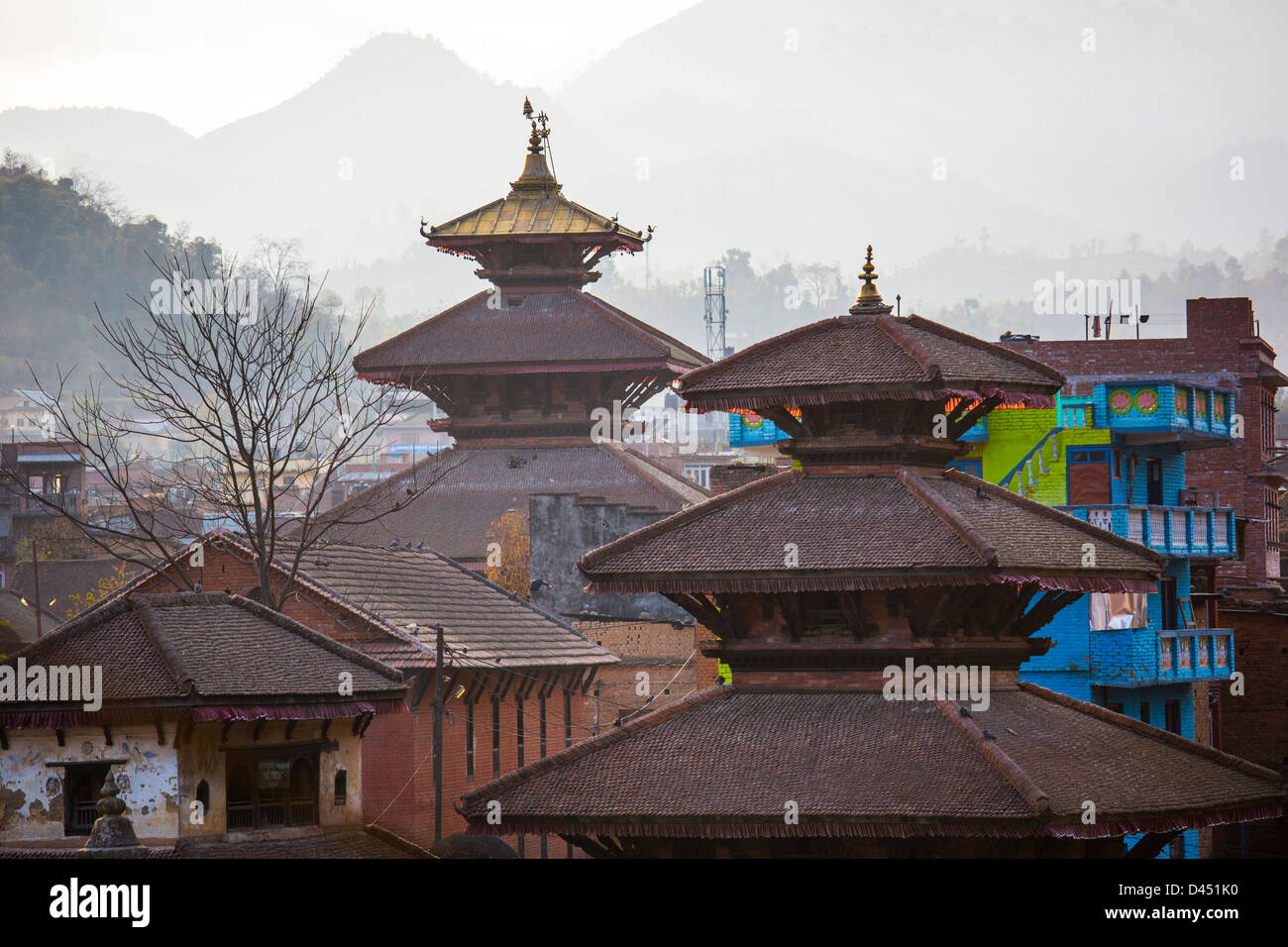Tempio Indreshwor, Panauti Village, vicino a Kathmandu, Nepal Foto Stock