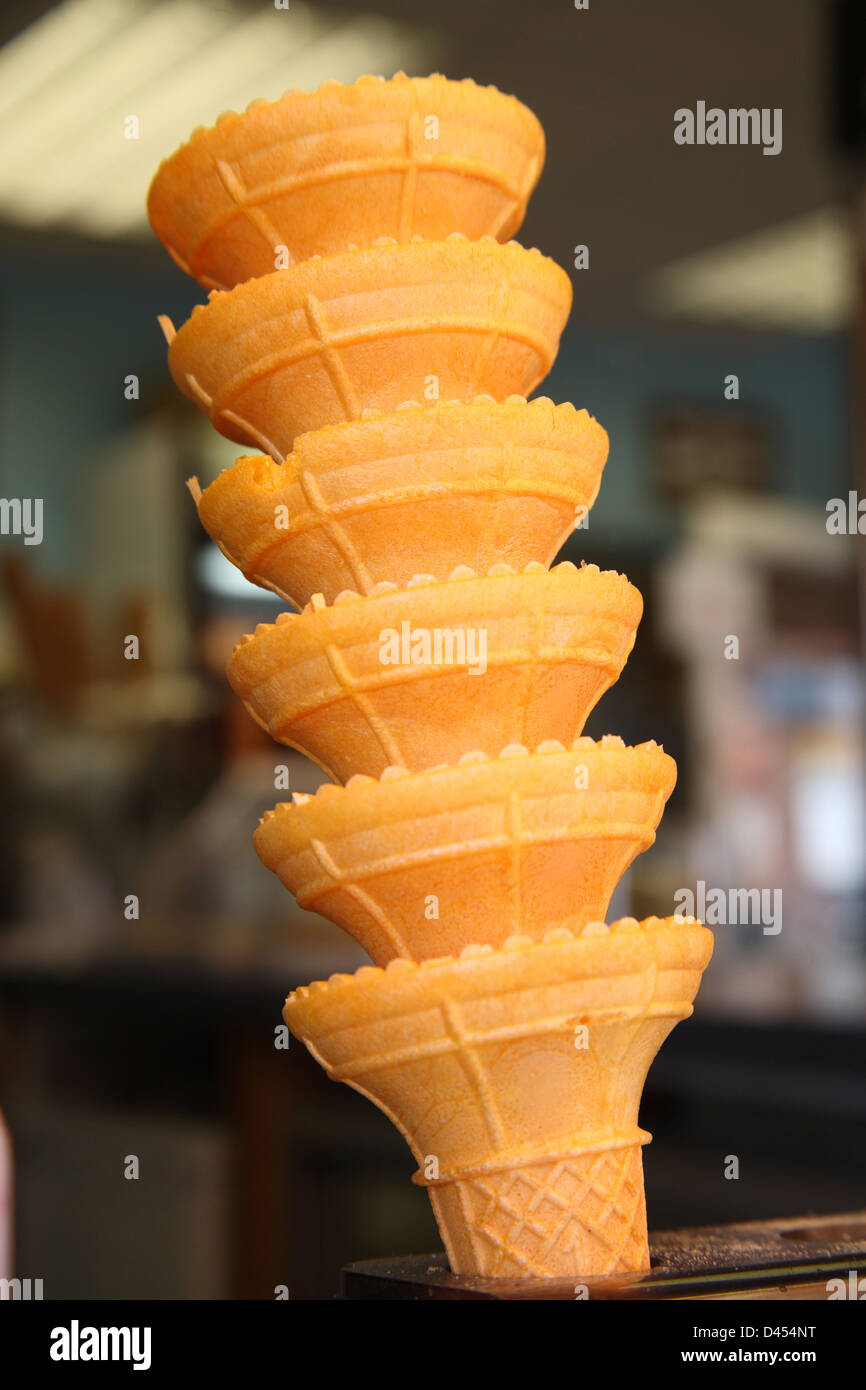 cono di gelato Foto Stock
