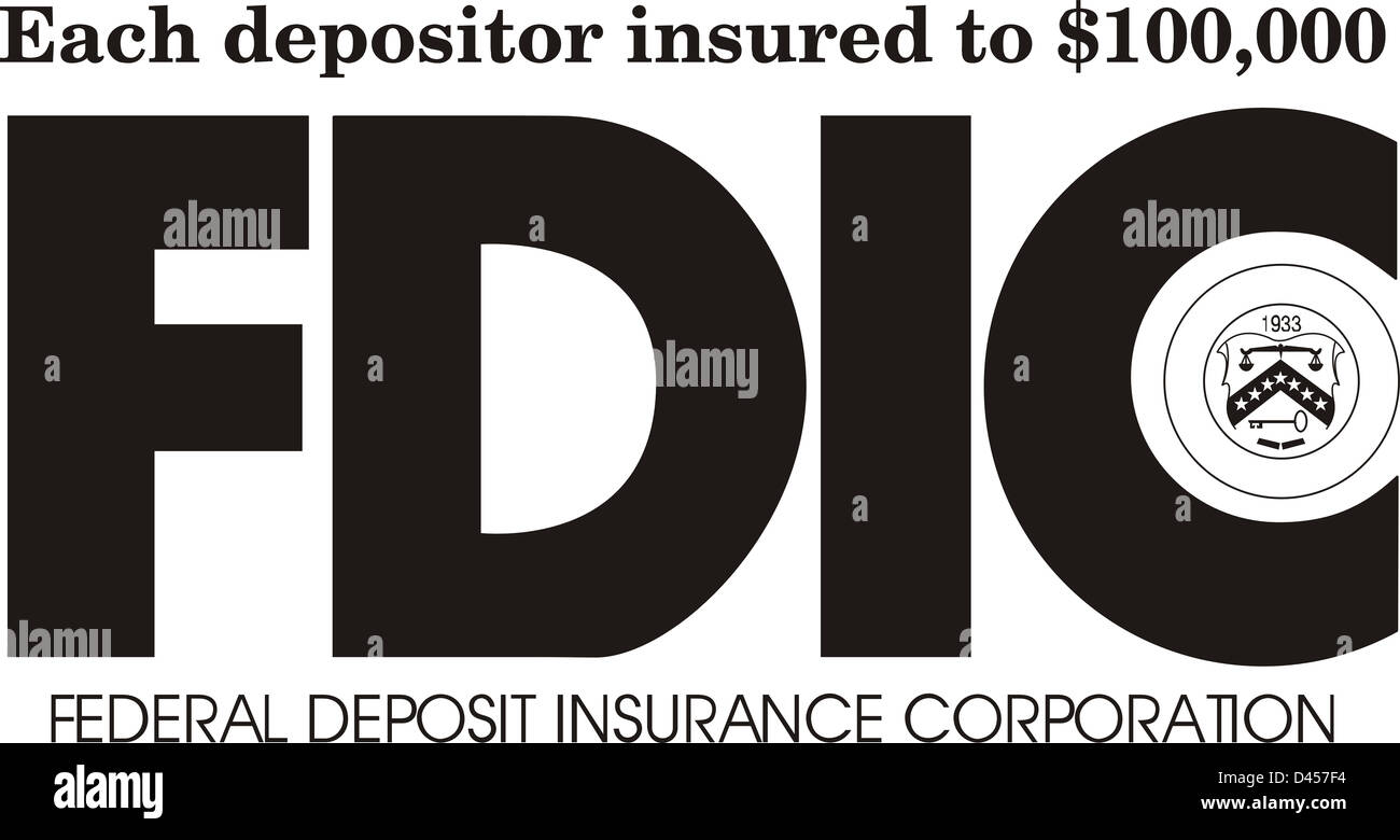 Stati Uniti Federal Deposit Insurance Corporation la guarnizione Foto Stock