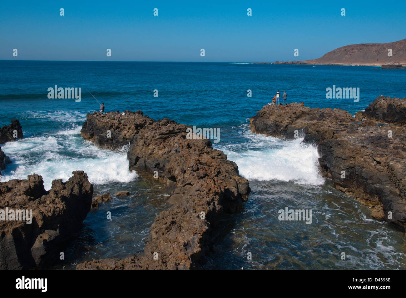 La Puntilla zona di Las Palmas de Gran Canaria città Gran Canaria Island nelle Isole Canarie Spagna Europa Foto Stock