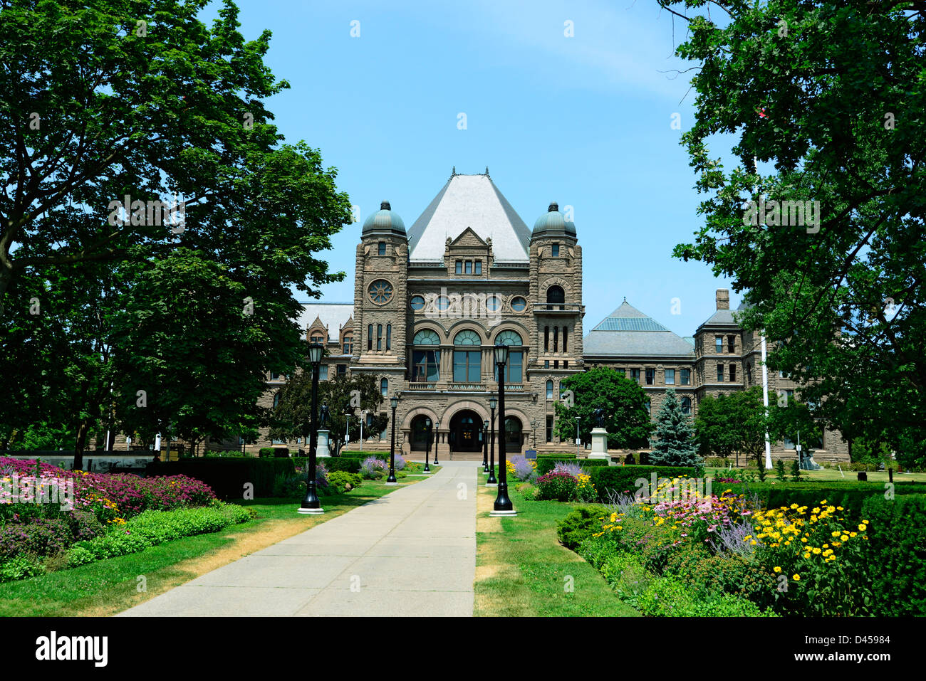 Assemblea legislativa Queen's Park Toronto Ontario Canada città capitale Foto Stock