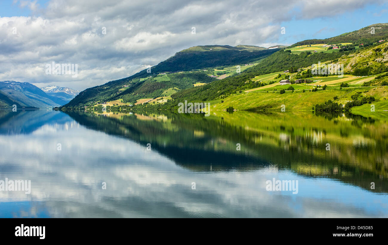 Green Hill, Norvegia Foto Stock