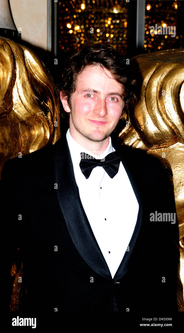 Londra, Regno Unito. 5 Marzo, 2013. Tom Scurr( attore Hollyoaks ) assiste il BAFTA Video Game Awards presso il London Hilton Park Lane. Foto Stock