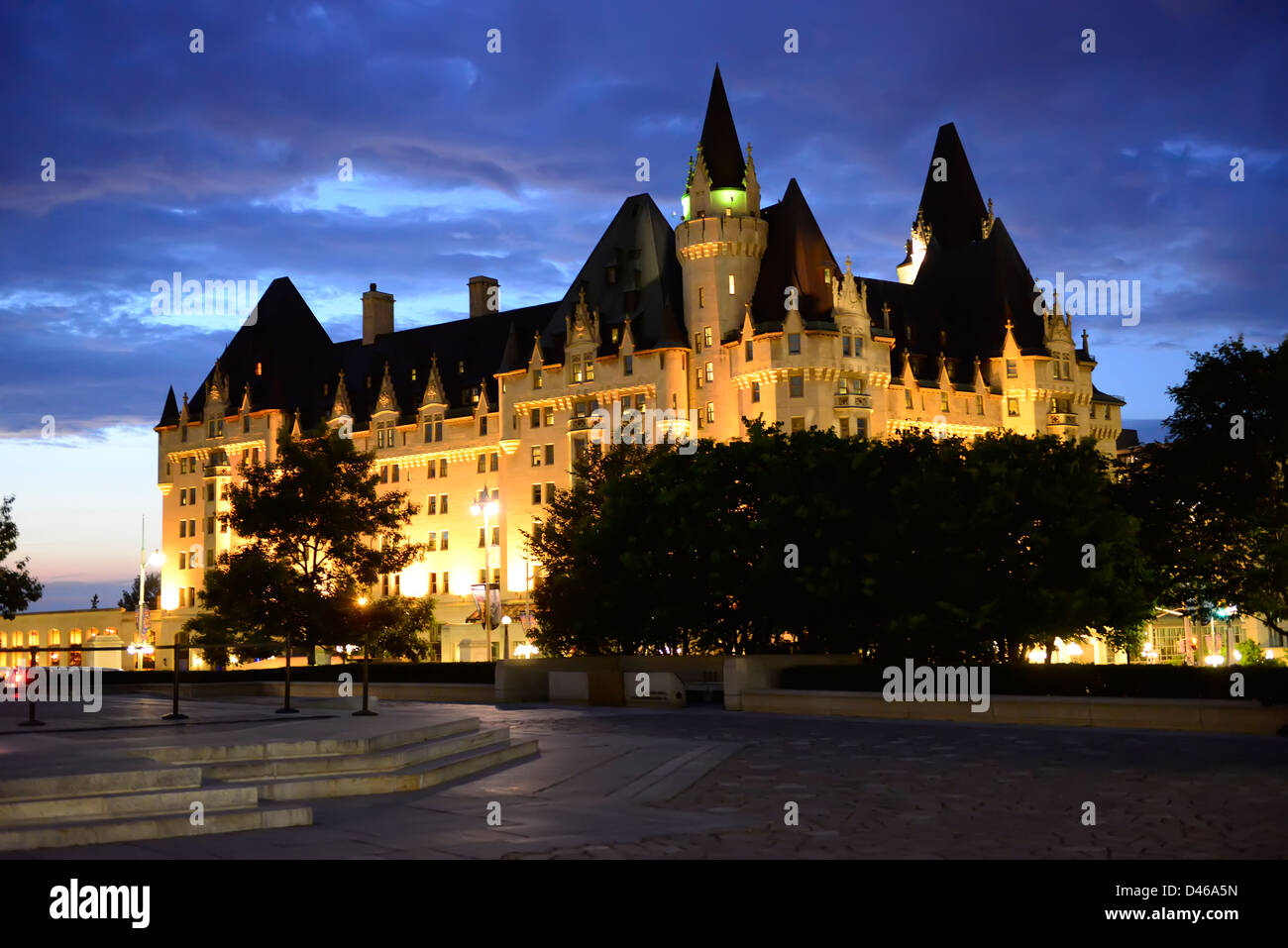 Fairmont Chateau Laurier Ottawa Hotel Ontario Canada Capitale Nazionale Foto Stock