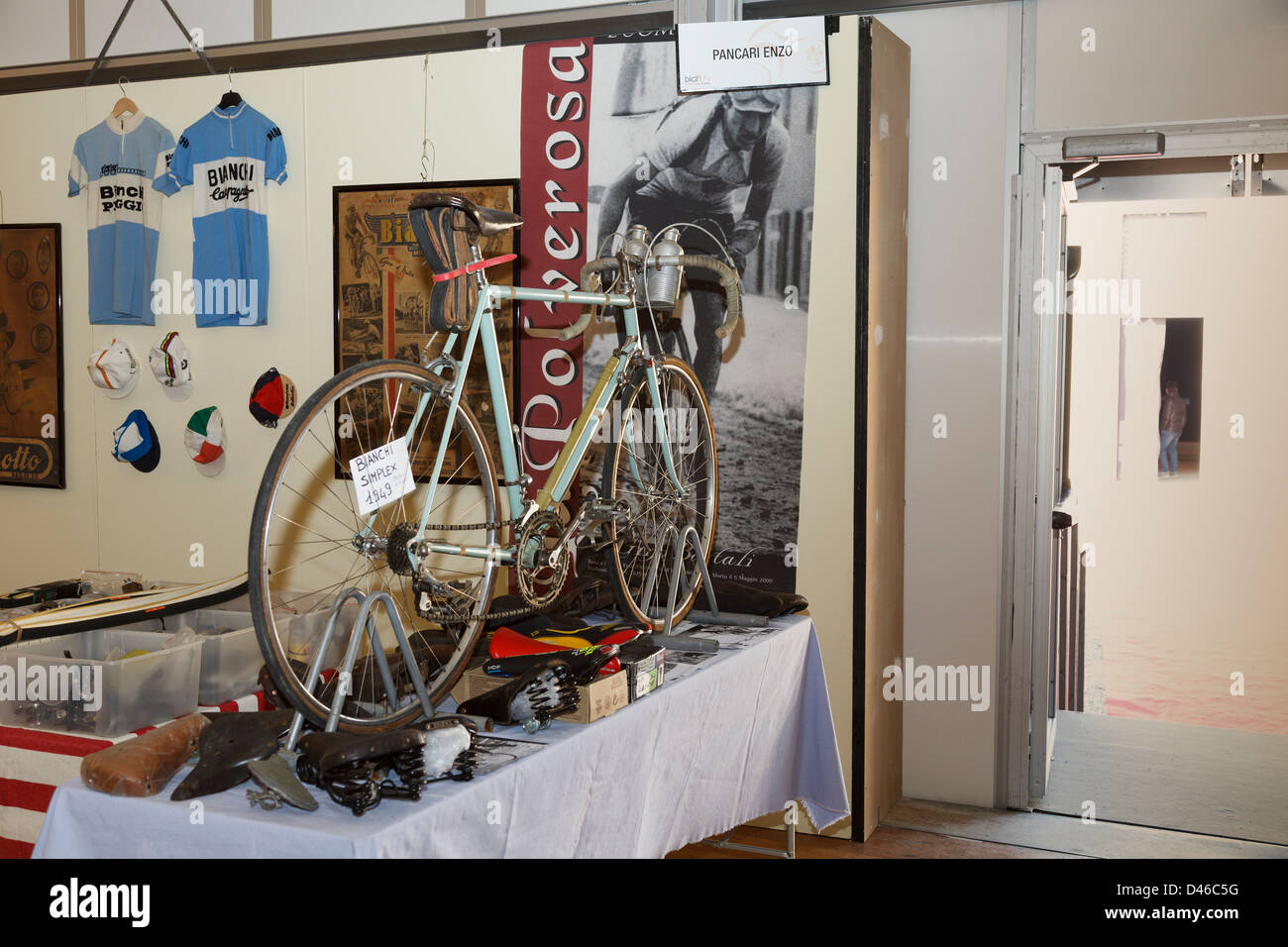 Bicicletta da Bianchi modello simplex 1949 Foto Stock