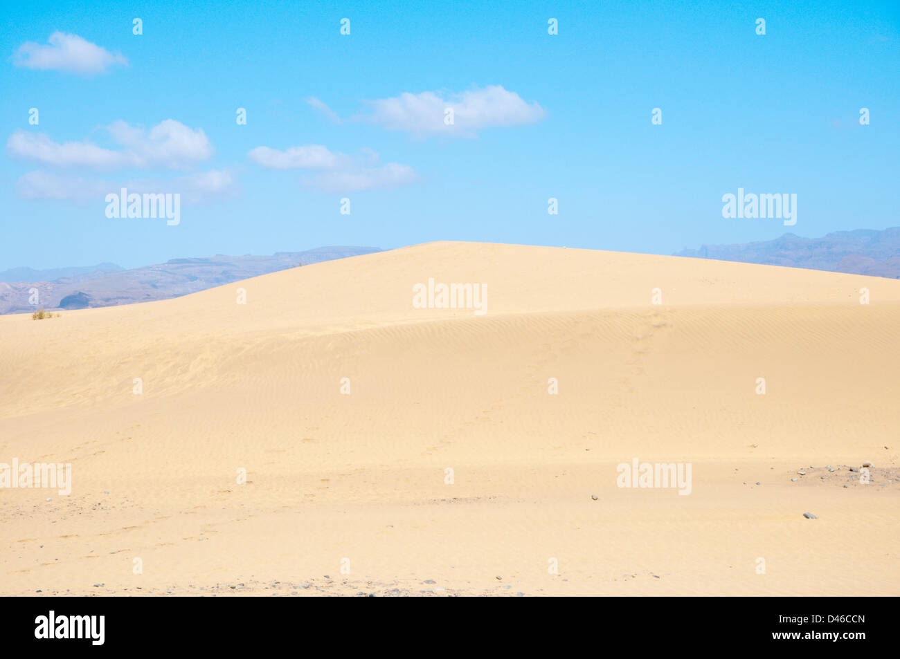 Playa de Maspalomas beach resort Maspalomas Gran Canaria Island nelle Isole Canarie Spagna Europa Foto Stock