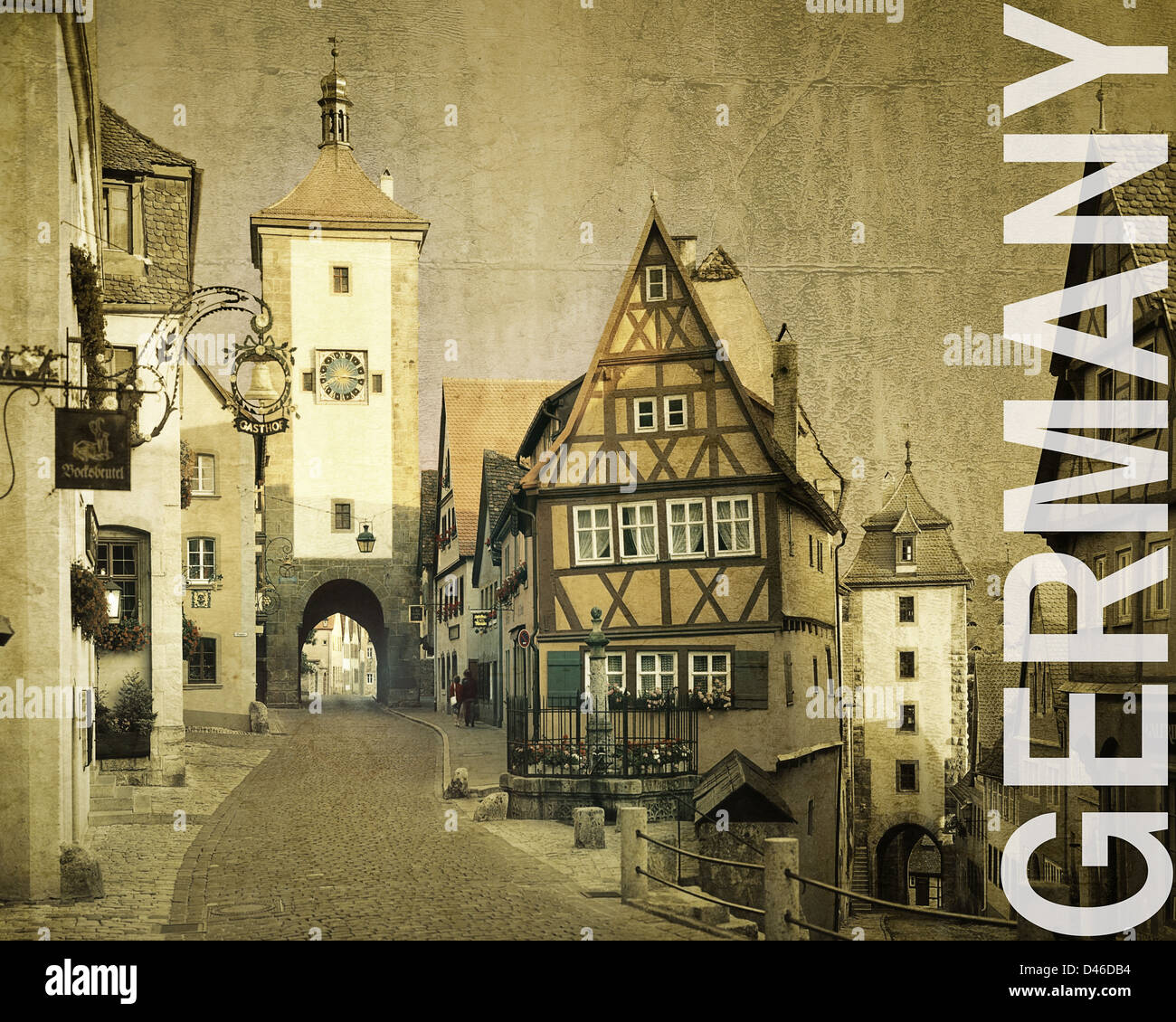 Arte digitale: Germania Foto Stock