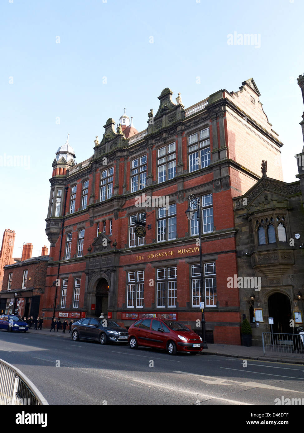 Il Grosvenor Museum di Chester Cheshire Regno Unito Foto Stock