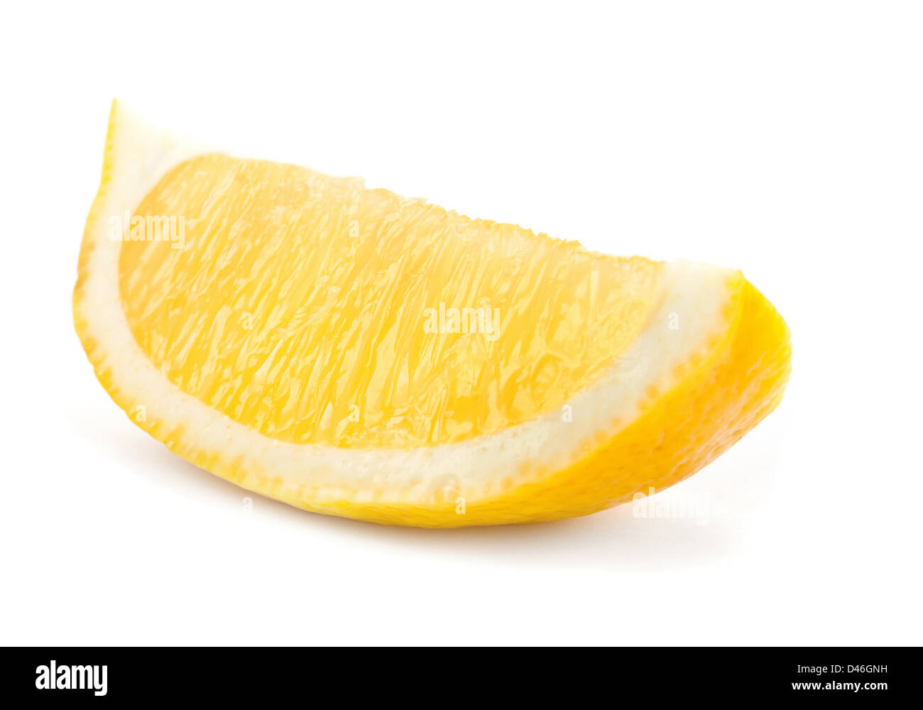Limone frutta tropicale isolata su bianco Foto Stock
