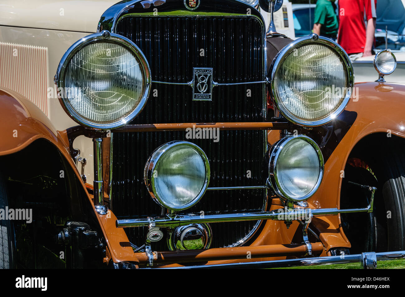 1929 Cadillac Phaeton, Antique Car Show, Sully Historic Site, Chantilly, Virginia Foto Stock