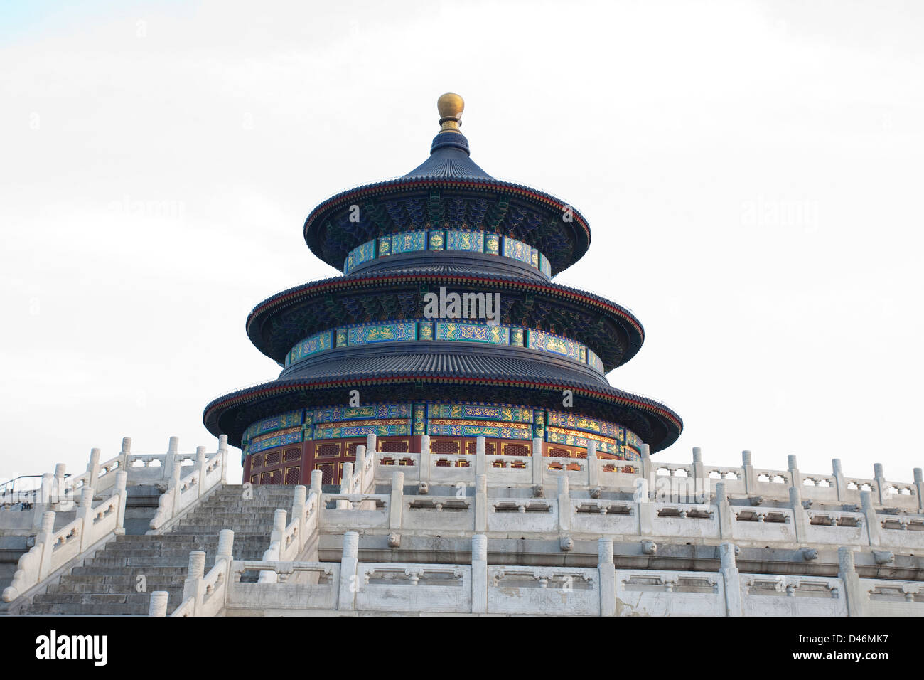 Vista di Pechino Tempio del Cielo , Cina Foto Stock