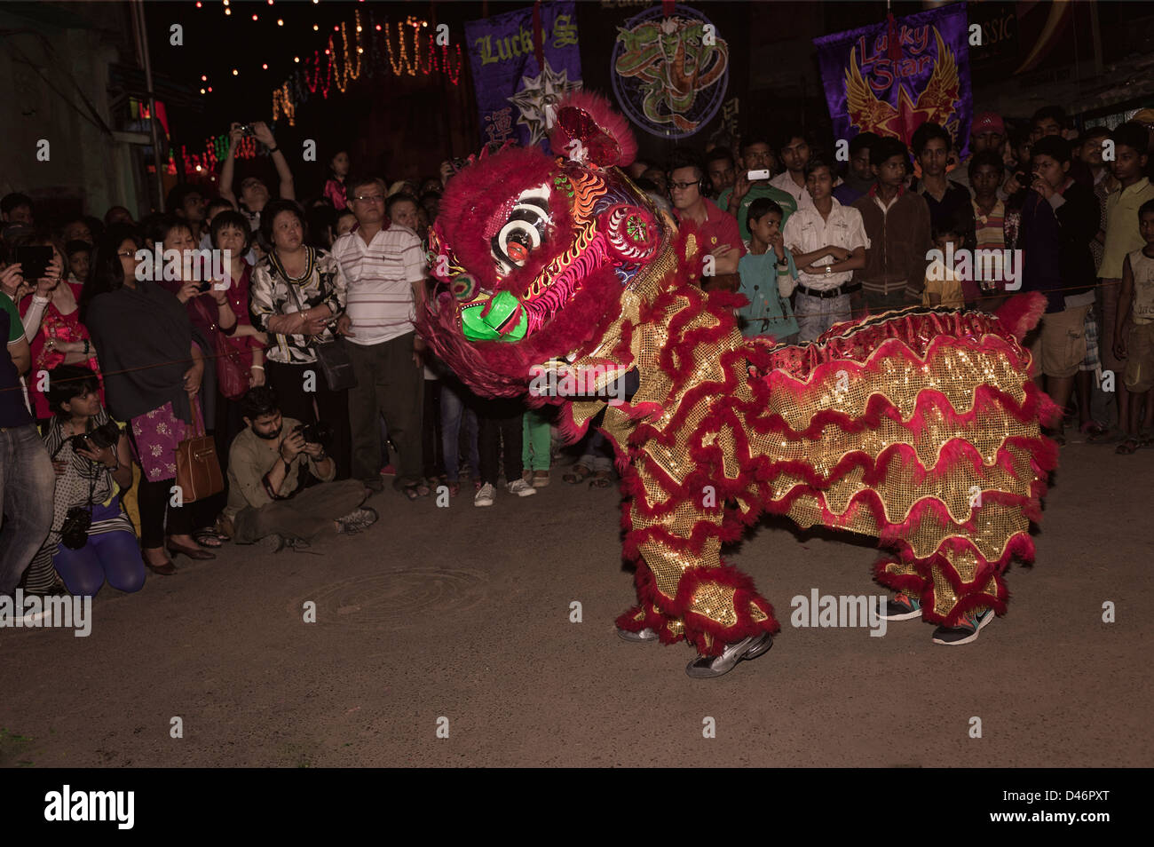 Anno Nuovo Cinese Dragon. Foto Stock