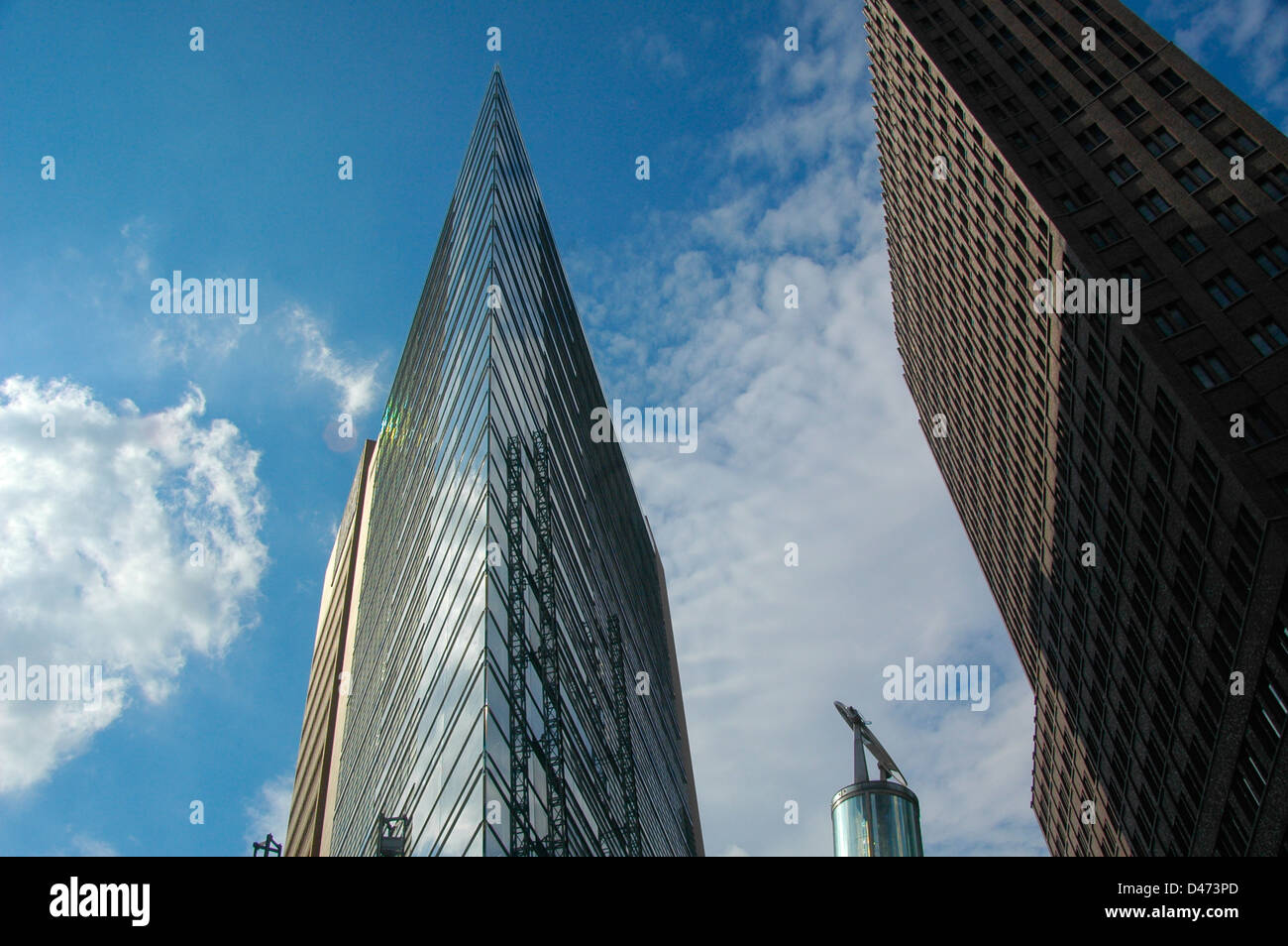 Berlino, Germania, moderno ed alto di edifici Foto Stock
