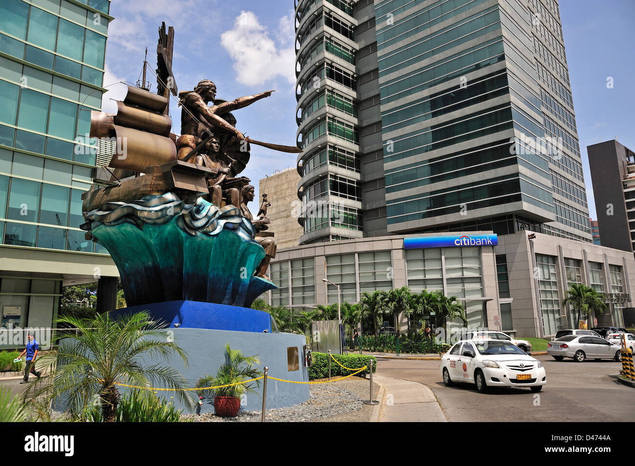 Cebu Business District Foto Stock