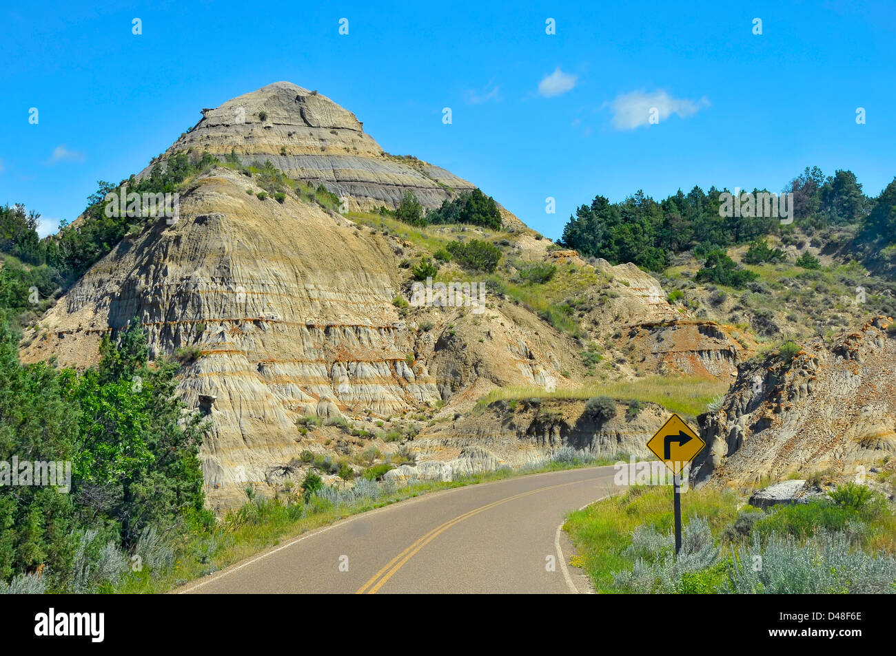 Parco nazionale Theodore Roosevelt North Dakota ND US Foto Stock