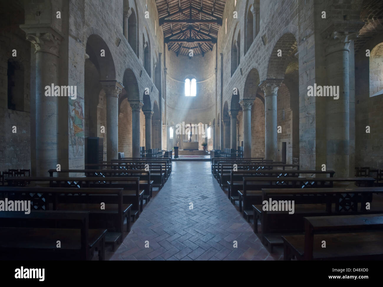 Abbazia di Sant'Antimo Foto Stock