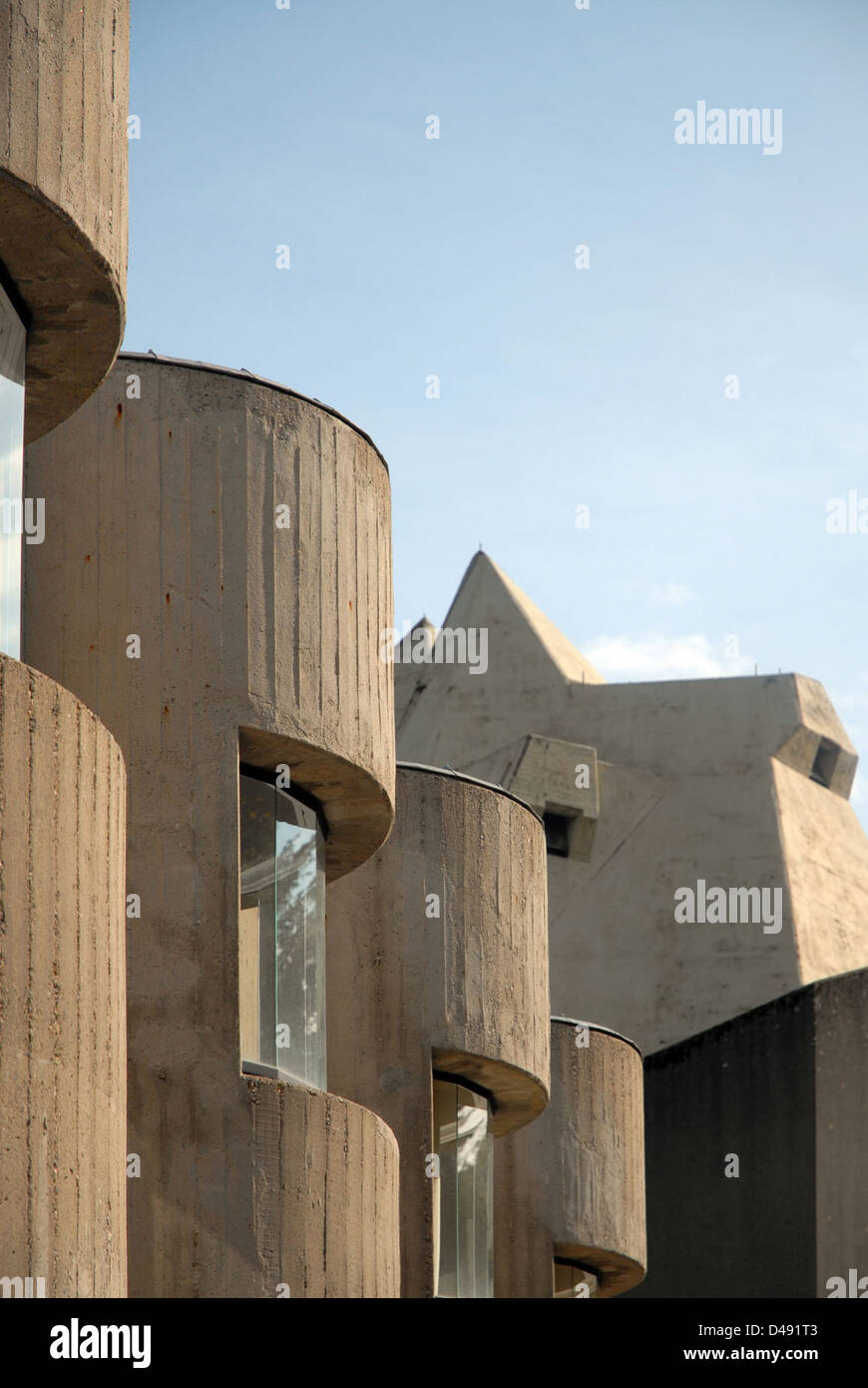 Gottfried böhm, la Chiesa del pellegrinaggio, neviges 1963-1972 Foto Stock