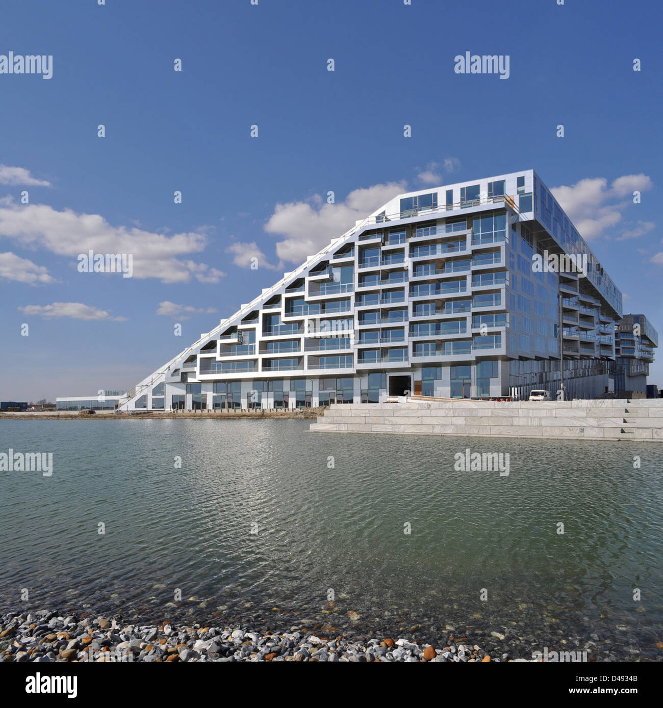 Bjarke Ingels Group, grande bighouse o 8-tallet, Copenaghen 2006-2010 Foto Stock