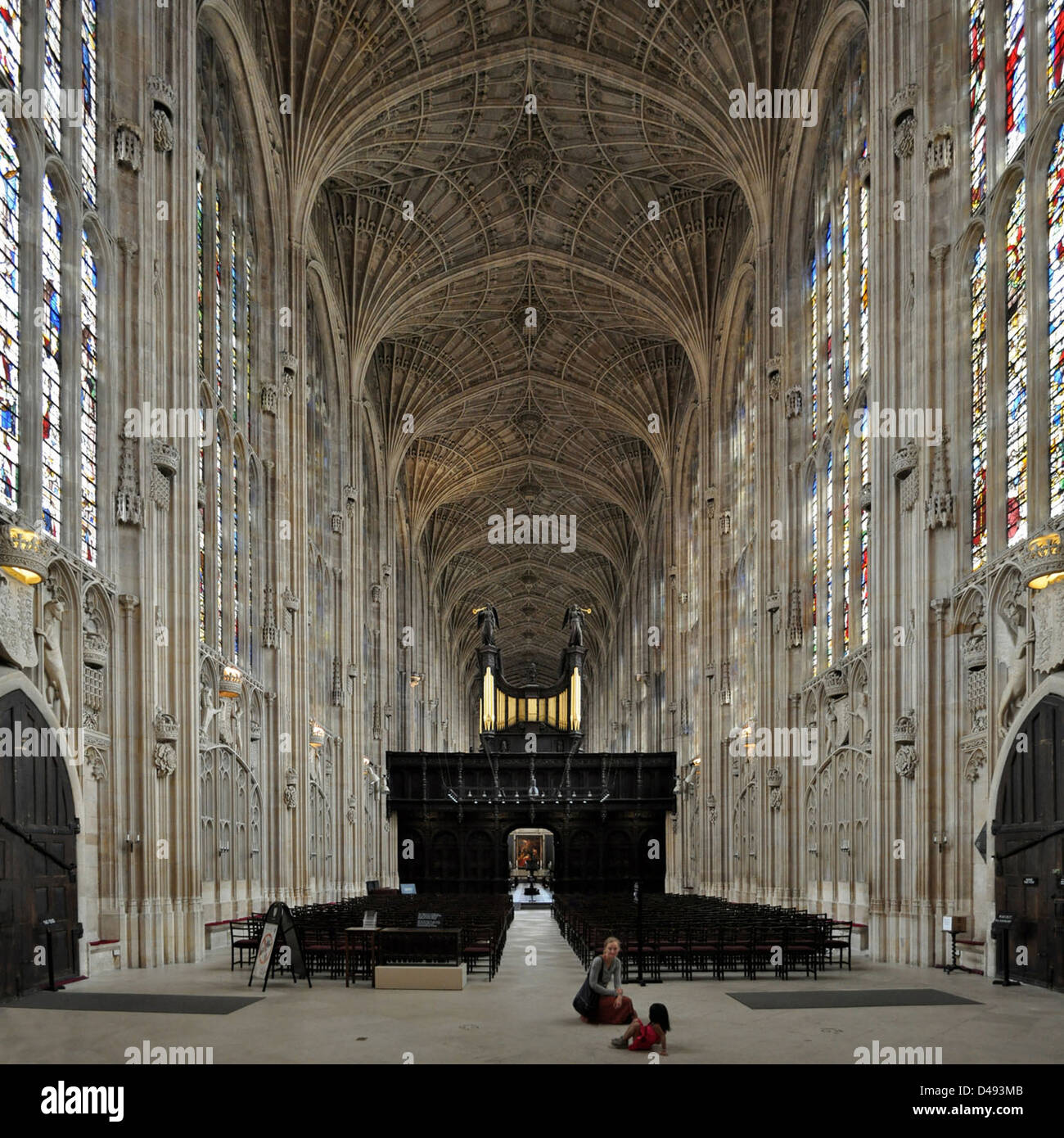 Cappella del King's College di Cambridge 1446-1515. Foto Stock