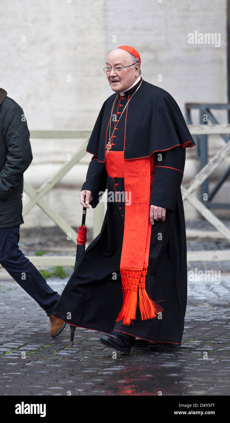 Roma, Italia. 8 marzo 2013. Settima Congregazione del Collegio dei Cardinali. © Foto Stock