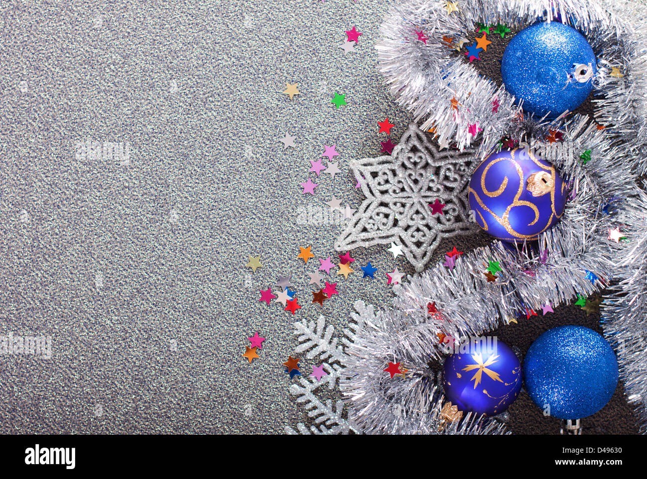 Composizione di natale con spazio per il testo Foto Stock