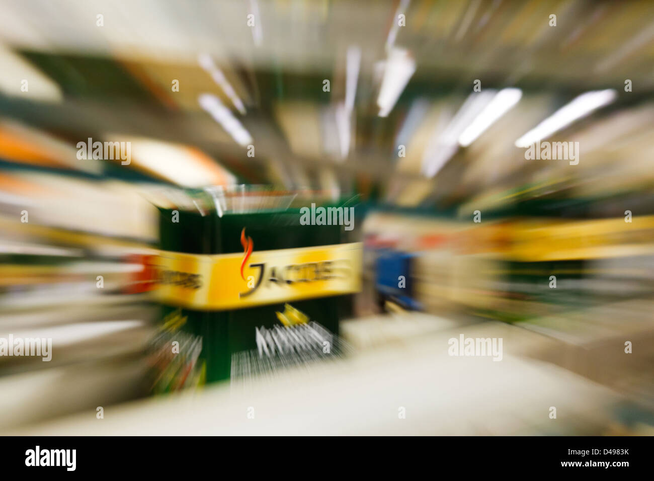 Berlino, Germania, Roest caffè impianto di produzione di Kraft Foods in Berlin-Neukoelln Foto Stock