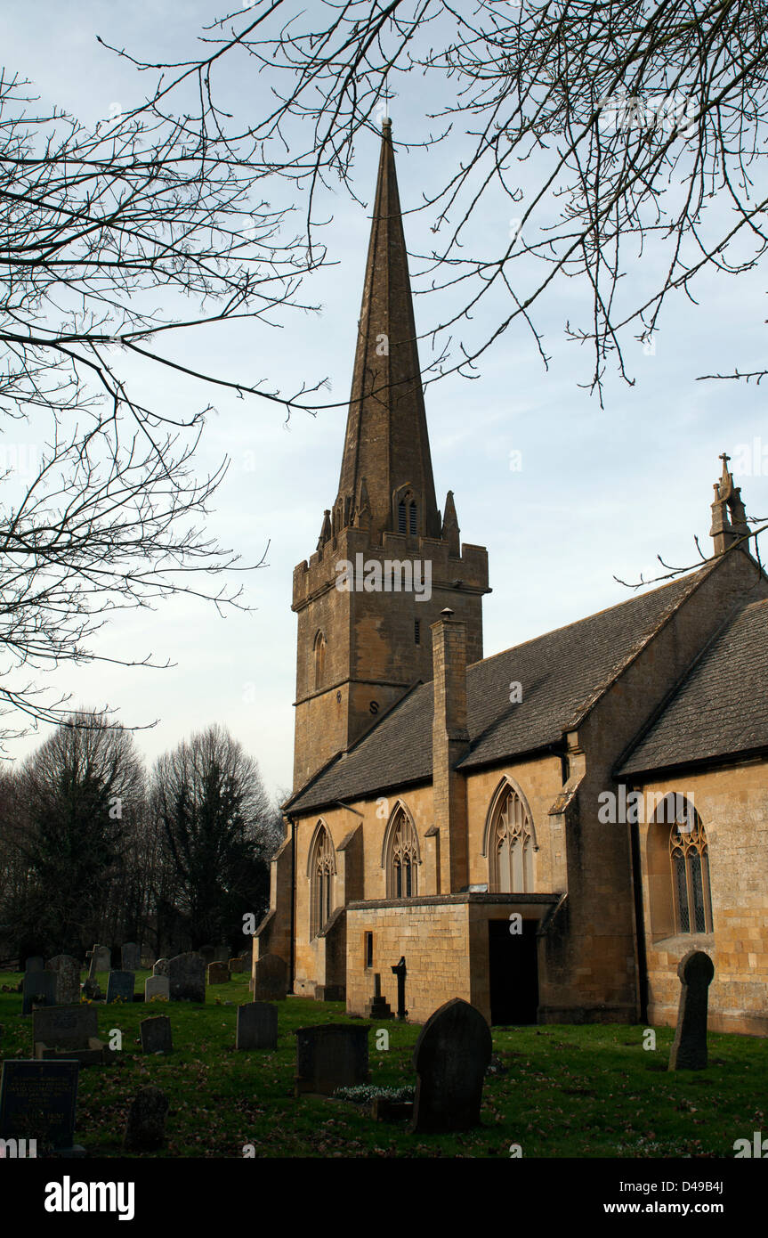Santa Maria la Vergine Chiesa, Childswickham, Worcestershire, England, Regno Unito Foto Stock