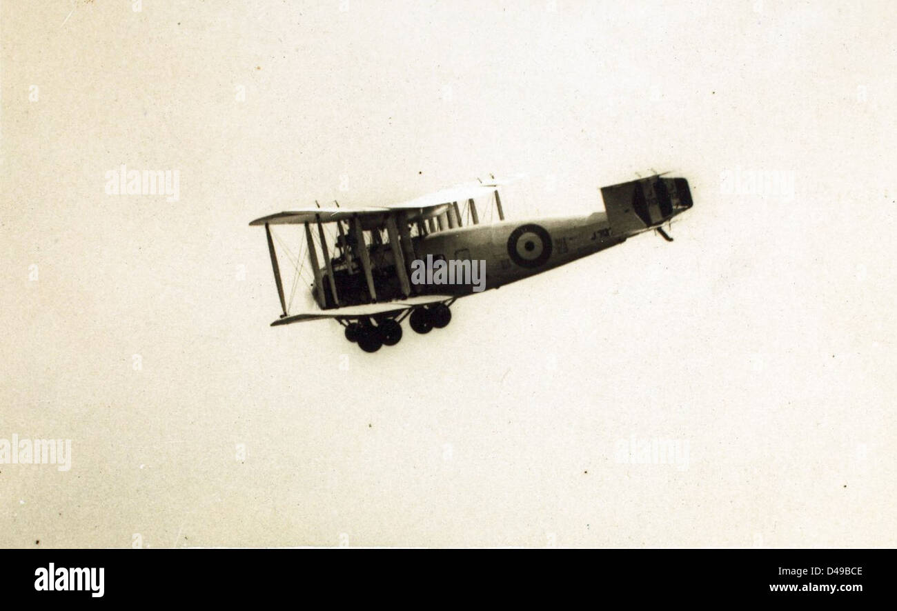 La Vickers Vernon era una compagnia aerea britannica utilizzata negli anni '1920 e '1930 Ha svolto un ruolo importante nelle prime operazioni di trasporto militare e di mobilità aerea per la Royal Air Force. Foto Stock