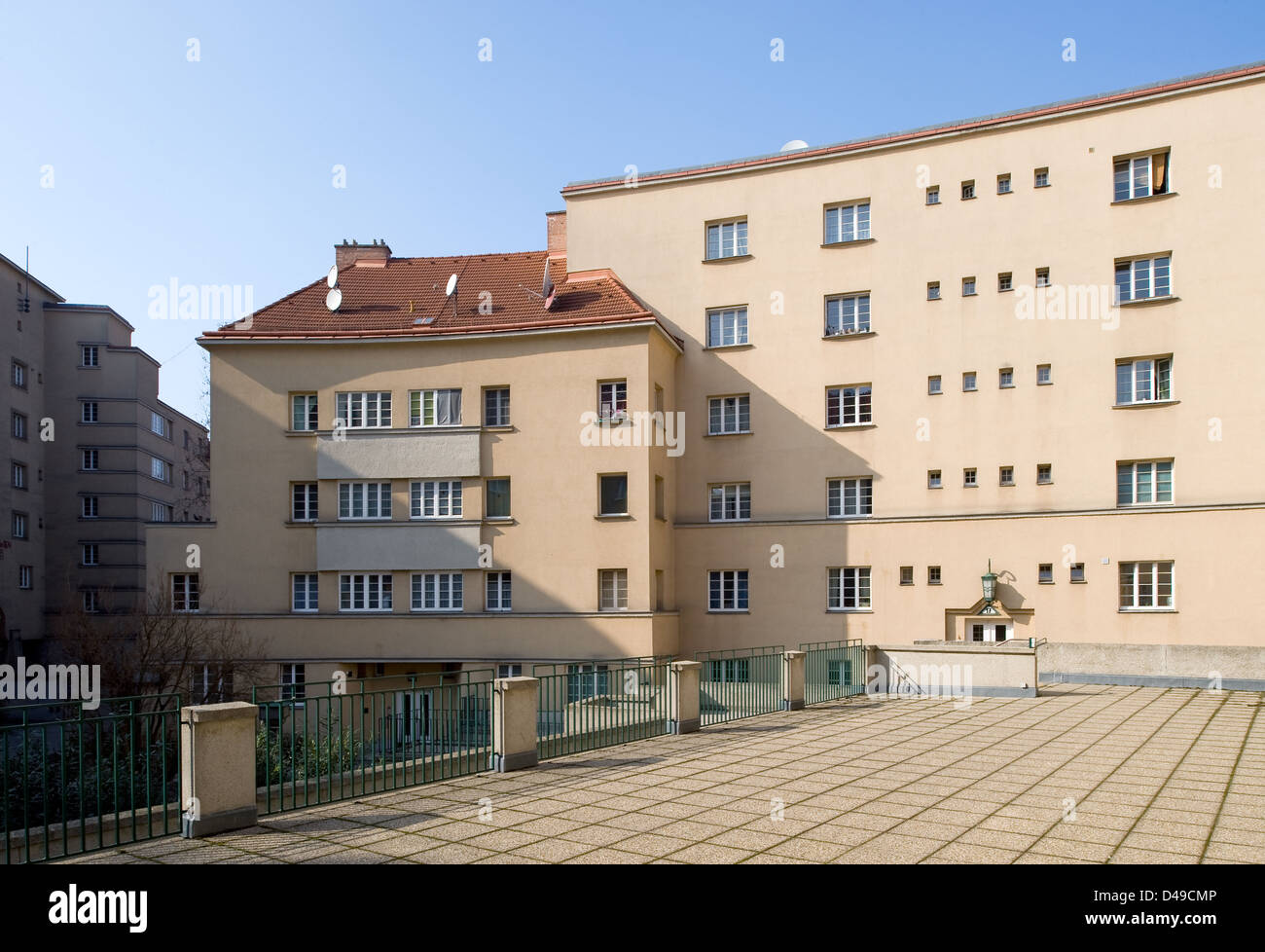 Vienna, Austria, al quarto di Mateottihof distretto viennese Margareten Foto Stock