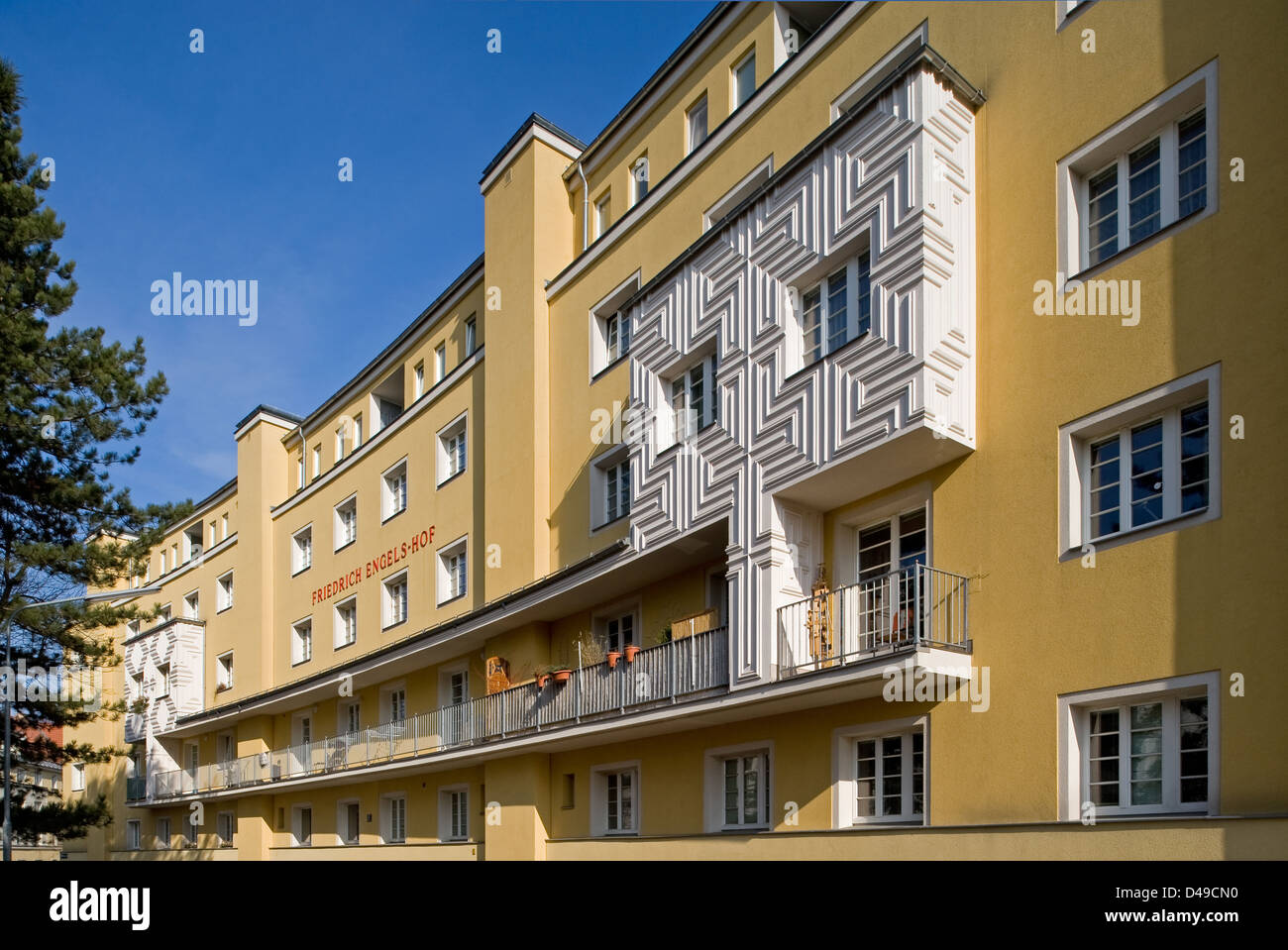 Vienna, Austria, Friedrich Engels nel 11-cantiere Simmering distretto di Vienna Foto Stock