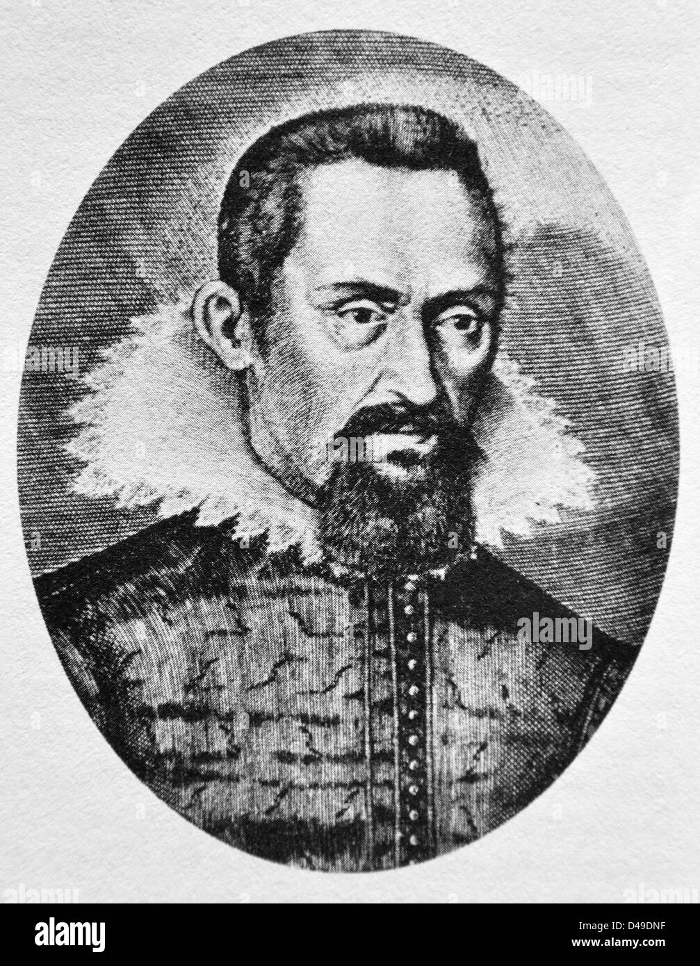 Johannes Kepler, matematico tedesco, astronomo e astrologo Foto Stock