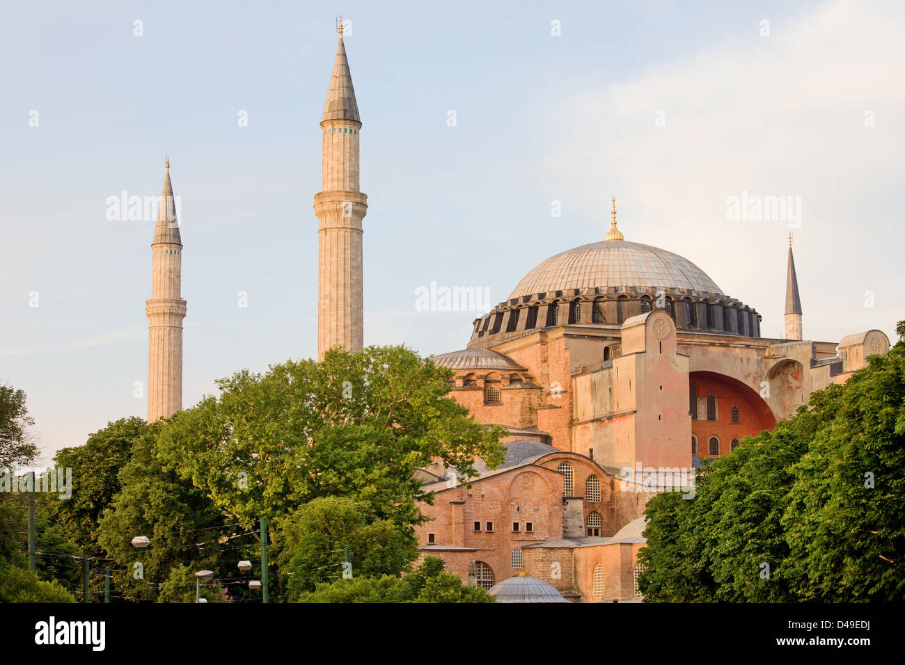 Hagia Sophia (Chiesa della Santa sapienza, ayasofya in turco) ad Istanbul in Turchia. Foto Stock