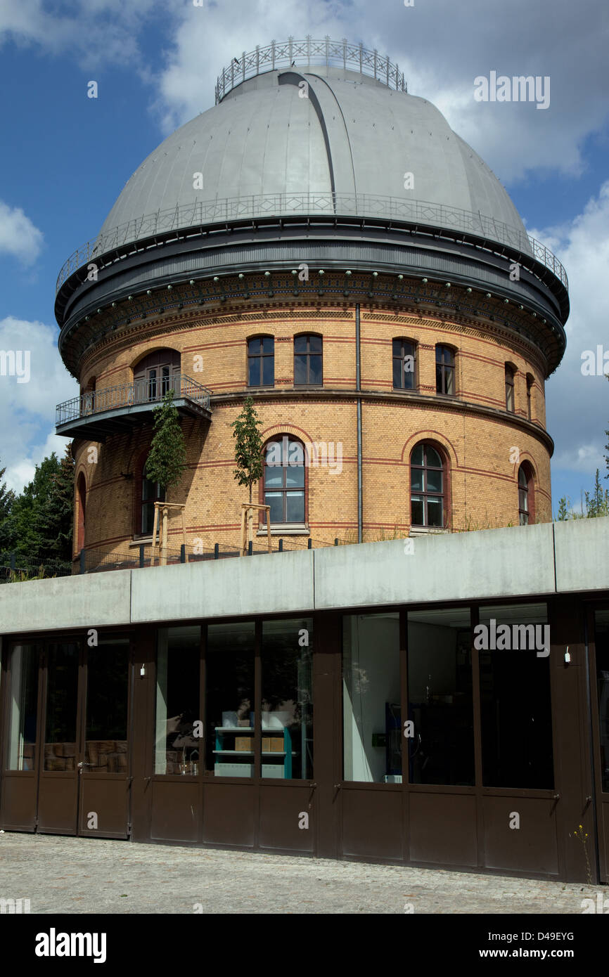 Potsdam, Germania, rifrattore dell'Istituto di Astrofisica in Albert Einstein Science Park Foto Stock