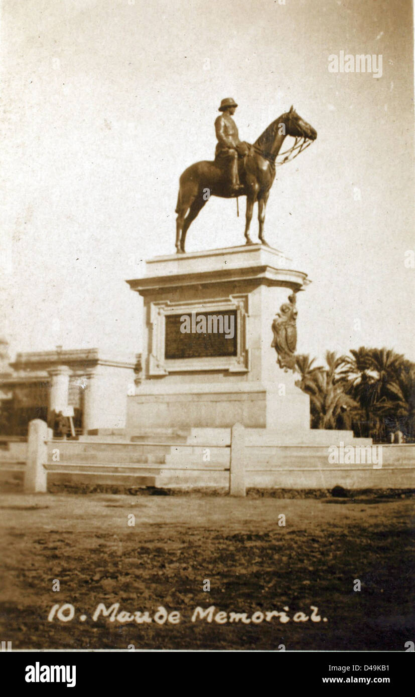 Il Maude Memorial di Edwin Newman commemora la vita e il servizio del generale Sir Stanley Maude. Il memoriale, situato in Iraq, onora i suoi contributi durante la prima guerra mondiale in Medio Oriente, in particolare il suo ruolo nella campagna militare britannica. Foto Stock