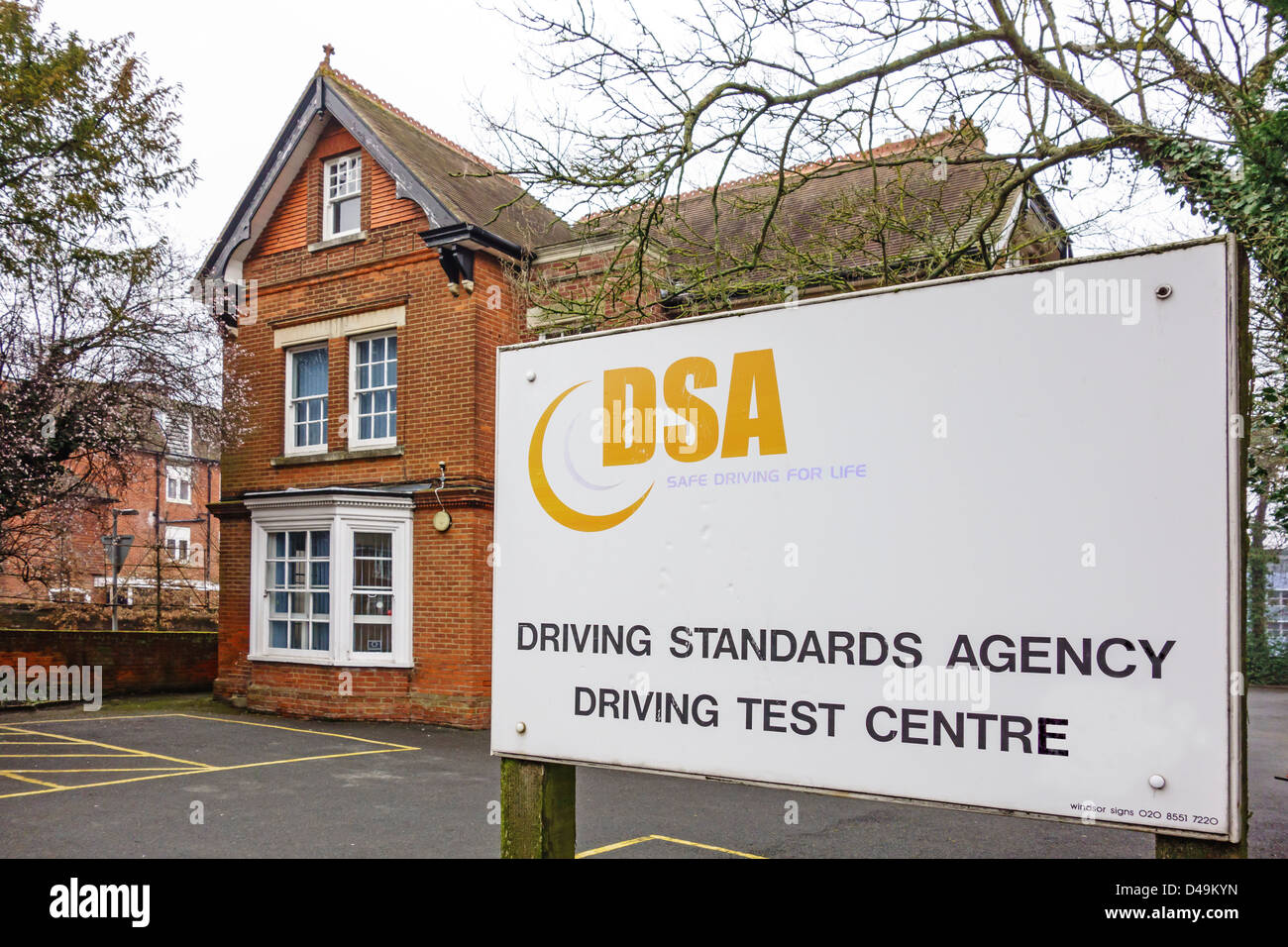 La guida di Test Center gli standard di guida Agenzia DSA, New Dover Road Canterbury Kent Foto Stock