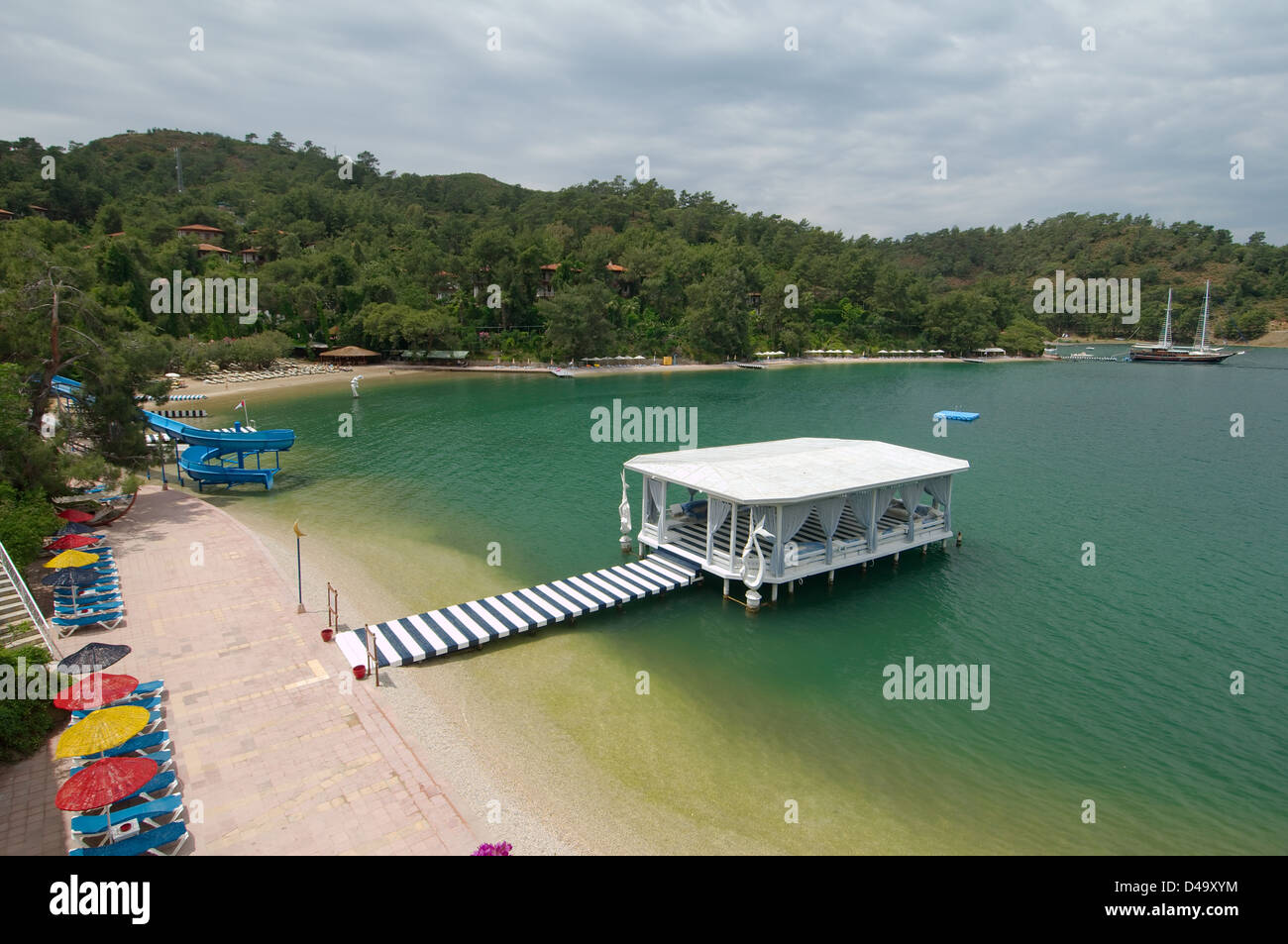 Hotel Maritim Grand Azur, Fethiye, Muğla Provincia, Turchia Foto Stock