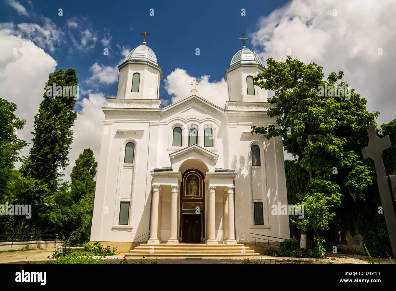 Chiesa cristiana facciata Foto Stock