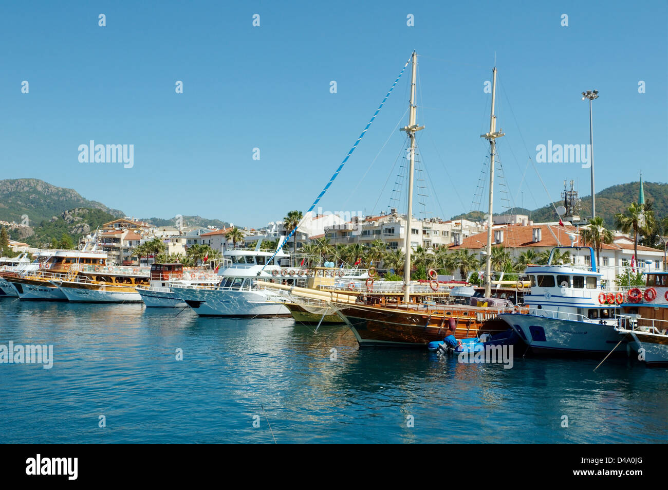 Porto, Marmaris, Muğla Provincia, Turchia Foto Stock