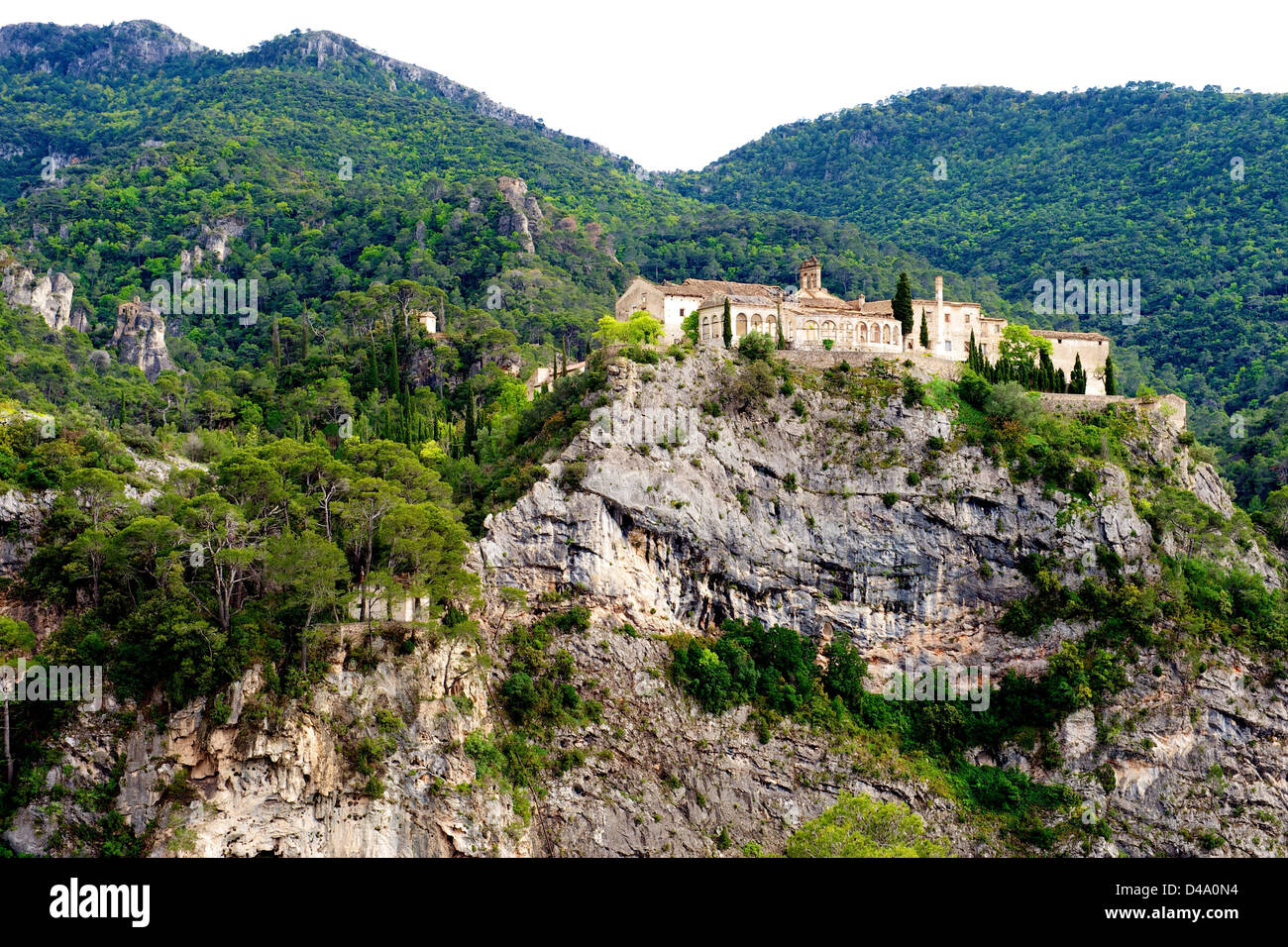 Cardó Monastero, Benifallet, Catalogna, Spagna Foto Stock