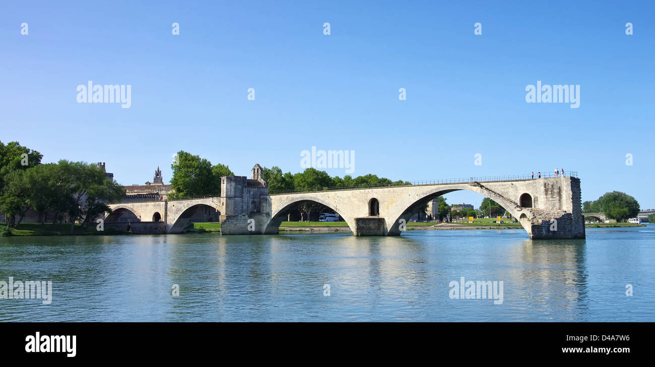 Avignon Bruecke - Ponte di Avignone 08 Foto Stock