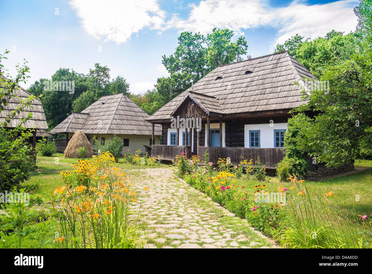 Famiglia rumeno Foto Stock