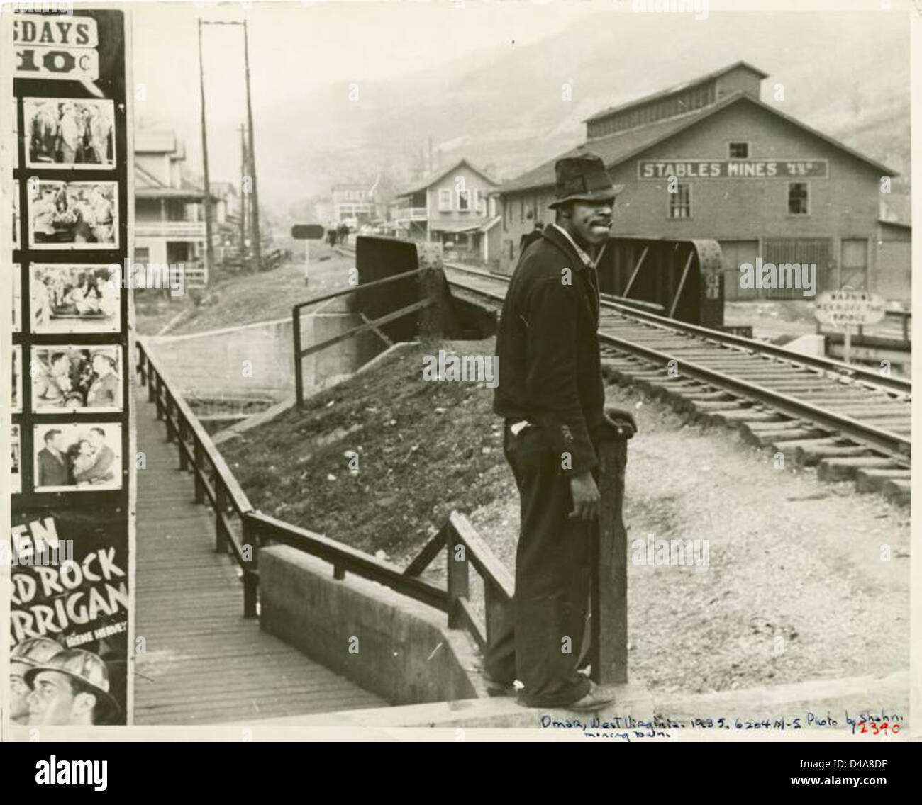 Omar, città mineraria West Virginia, 1935. Foto Stock