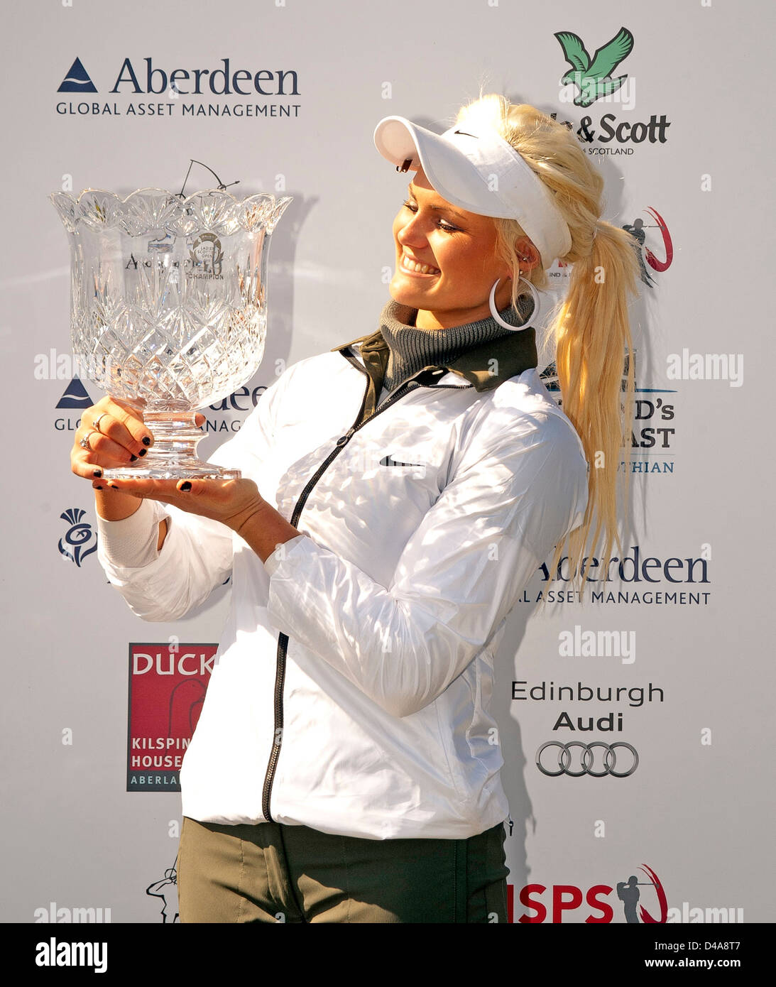 Carly Booth Aberdeen Asset Management Ladies Scottish Open Golf Archerfield Aeroporto East Lothian EventScotland Foto Stock