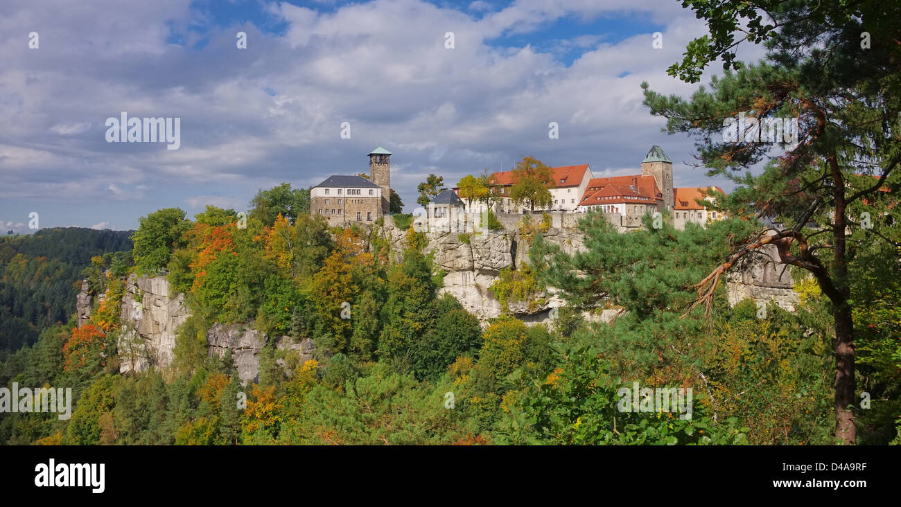 A Hohnstein Burg - castello Hohnstein 03 Foto Stock