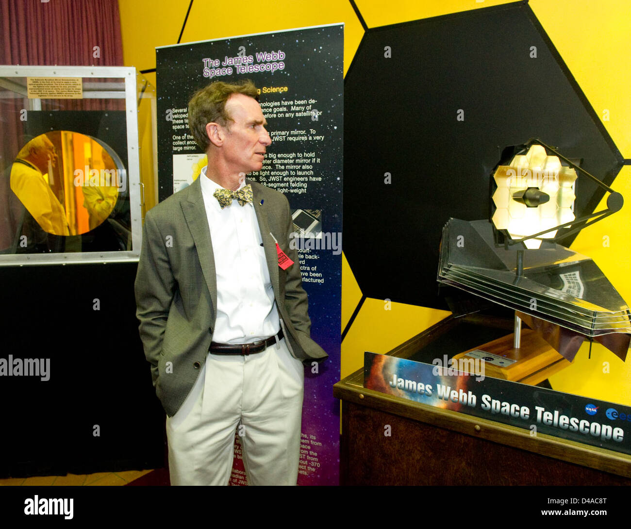 Bill Nye visite Goddard Space Flight Center Foto Stock