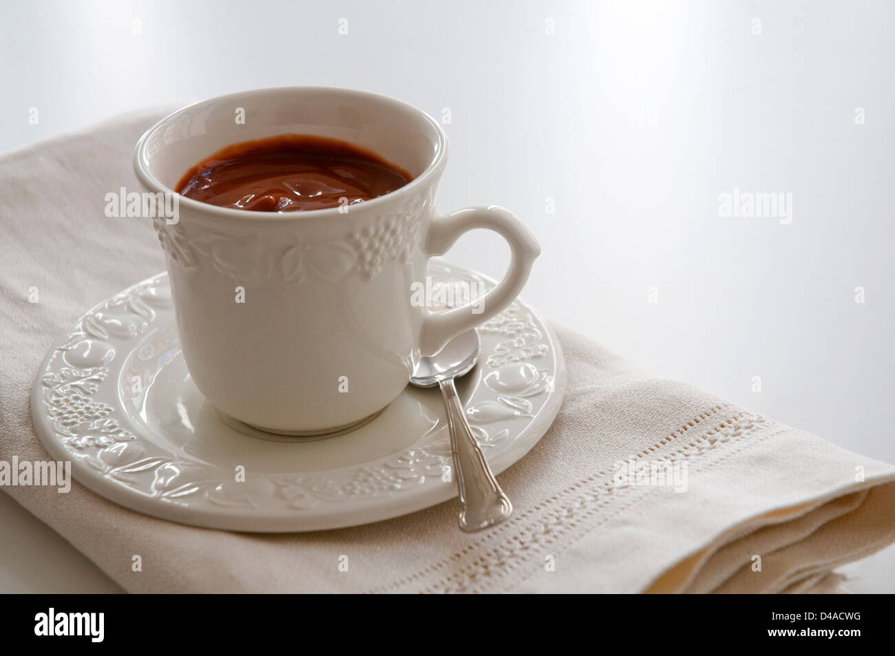 Tazza di cioccolata Foto Stock