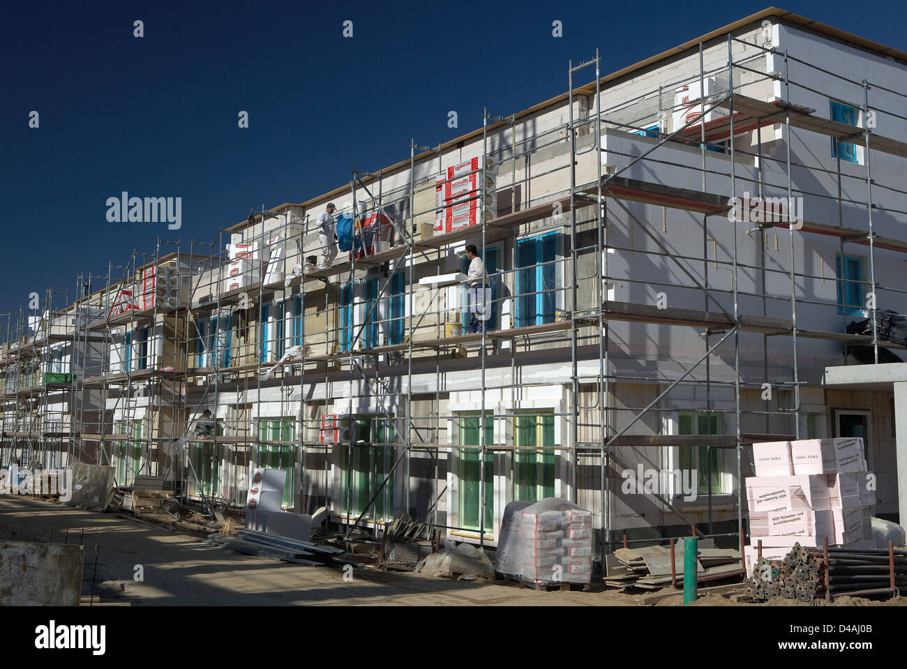 Berlino, Germania, sito dell'eco-casa-estate in Berlin-Schmargendorf Foto Stock