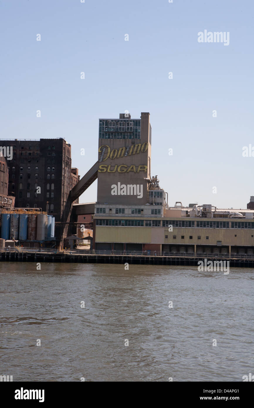 Domino Sugar Corporation fabbrica New York Bronx, NY Foto Stock